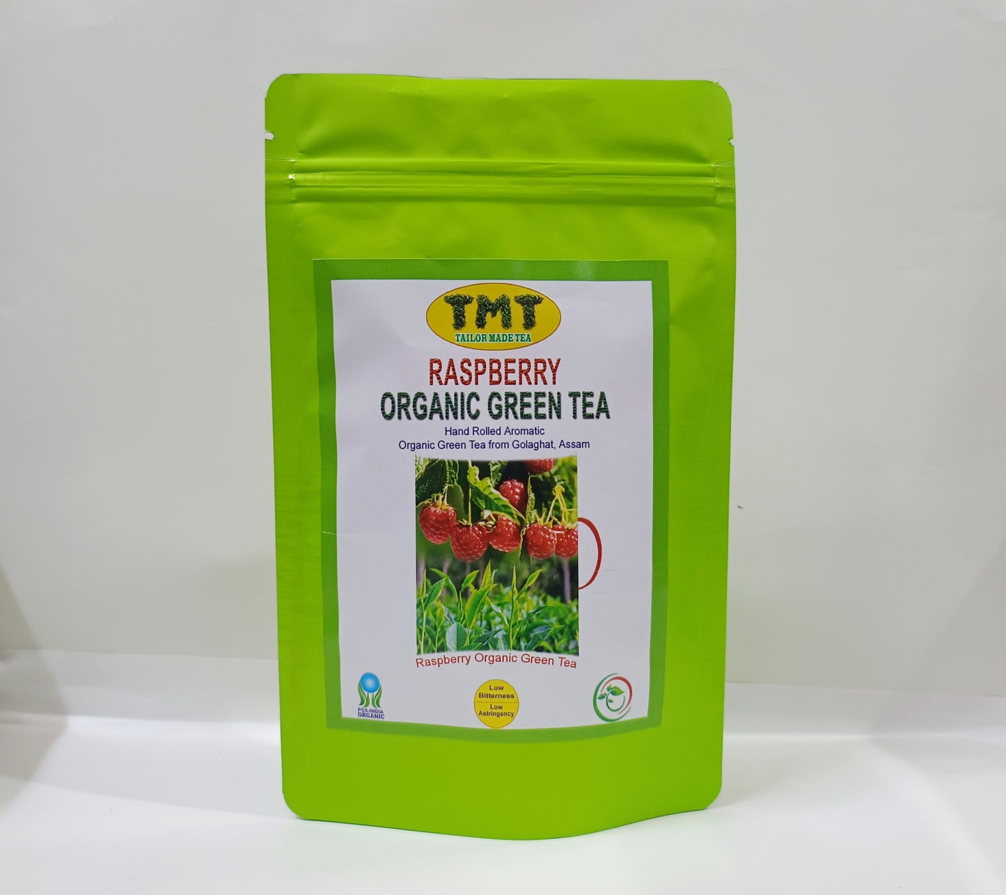 RASPBERRY ORGANIC GREEN TEA