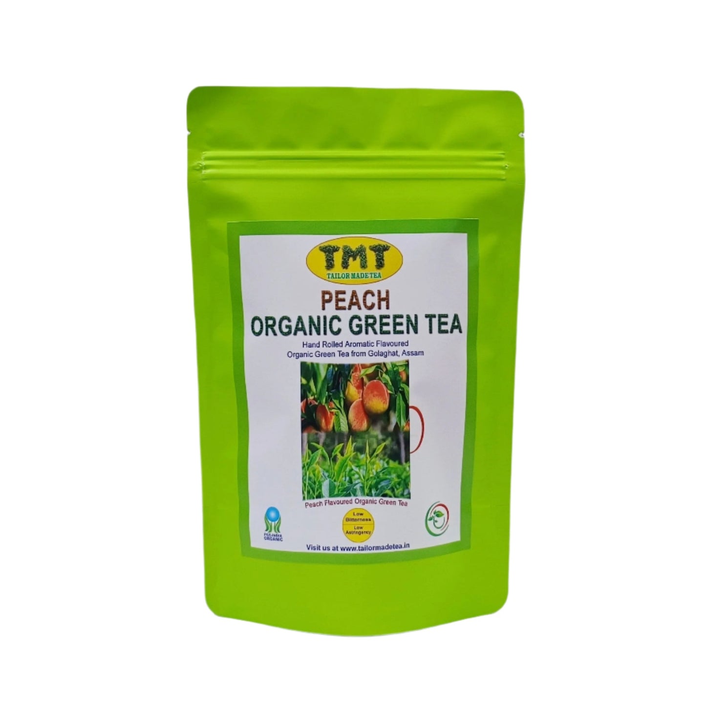 PEACH ORGANIC GREEN TEA